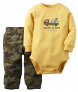 Truck Yellow Bodysuit + Army Pant