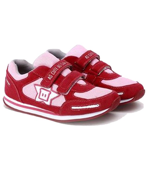Suede Kids Sneakers - Pink 1