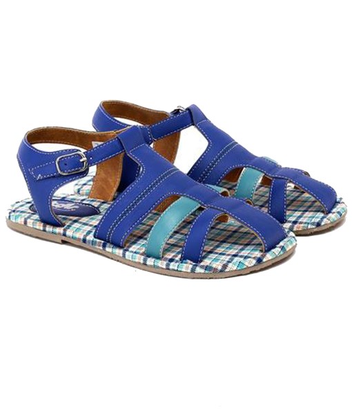 Summer Belt Sandal - Blue 1