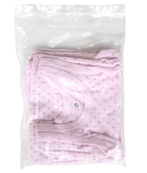 Baby Diamond Singlet 6in1 (Newborn-24M) - Pink