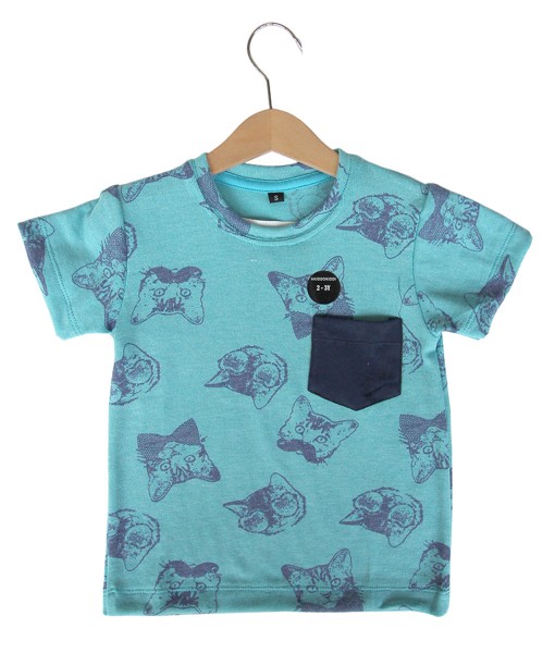 Cat Pattern Tee 1