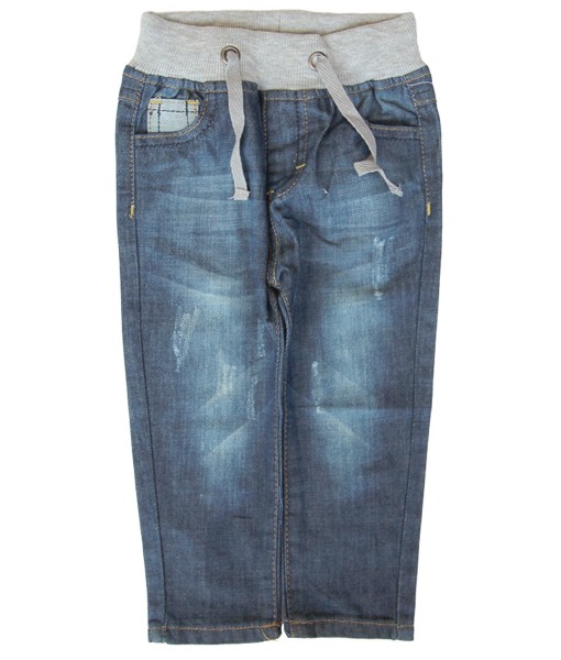 Patch Pocket Waist Jeans 1