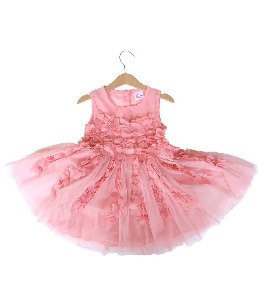 Petal Tulle Dress - Pink 1