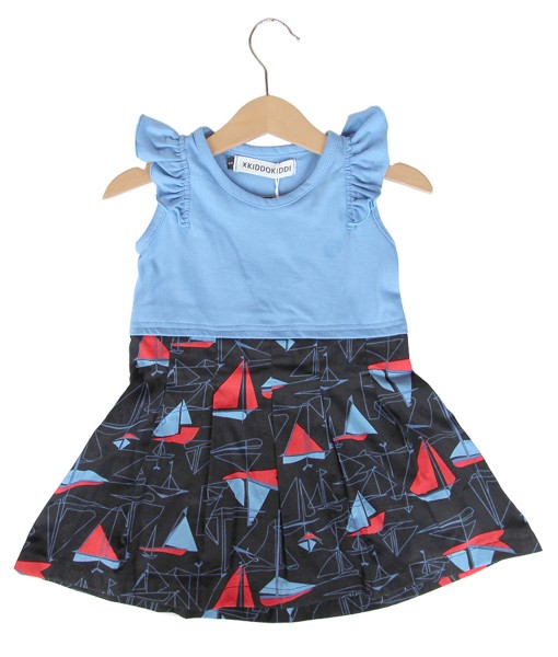 Flutter Sleeve Boat Dress 1