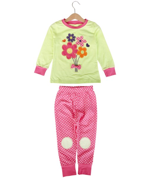 Flower Lime Pajama 1
