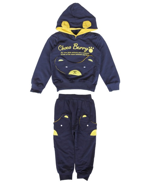 Choco Bear Blue Hoodie + Pant 1