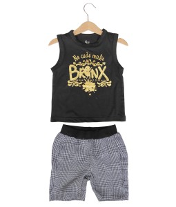 Bronx Black Tee + Pant