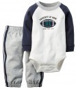 Rugby Raglan Bodysuit + Grey Pant