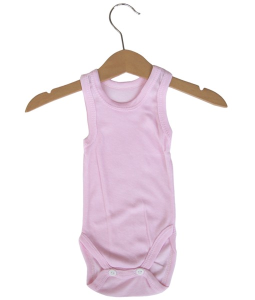 Baby Singlet Bodysuit 6in1 (Newborn-18M) - Pink 1