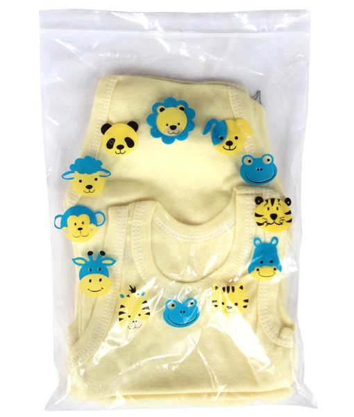 Baby Singlet Bodysuit 6in1 (Newborn-18M) - Yellow