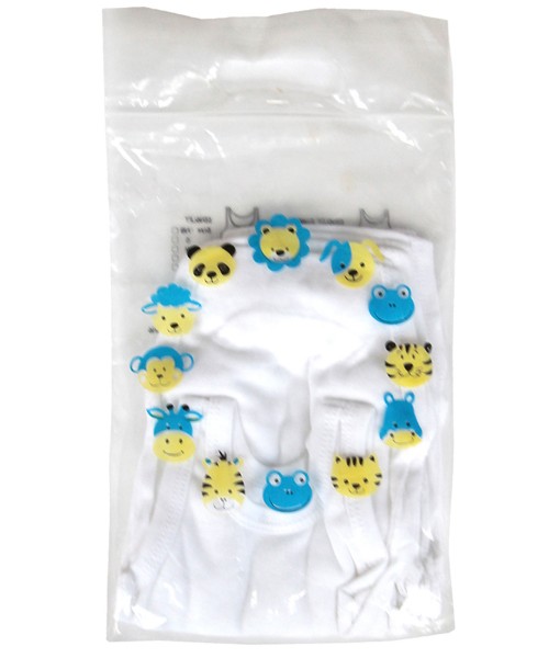 Baby Singlet Bodysuit 6in1 (Newborn-18M) - White