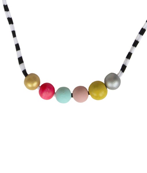 Kids Wooden Necklace - Sprinkle 2