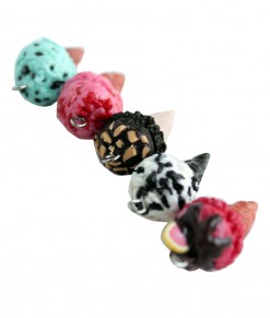 Ice Cream Kids Earrings - Strawberry
