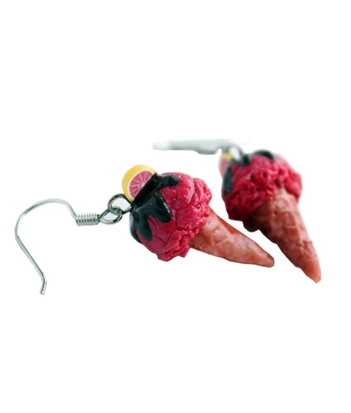 Ice Cream Kids Earrings - Choco Berry 1