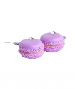 Macaron Kids Earrings - Lavender