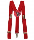 Robot Kids Suspender - Red