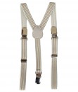 Stripes Kids Suspender - Beige