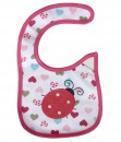 Baby Bib - Heart Ladybug