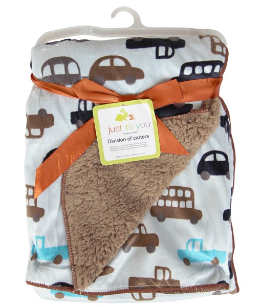 Baby Blanket - Brown Car 1