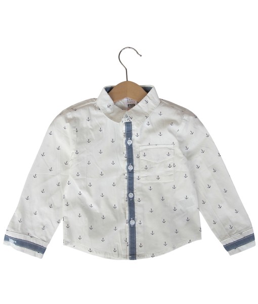 Anchor Blue Lining Shirt 1