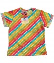 Foxy Tee - Rainbow Stripes