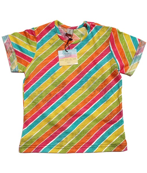 Foxy Tee - Rainbow Stripes 1