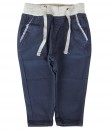 Waistband Stripe Lining Pant - Blue
