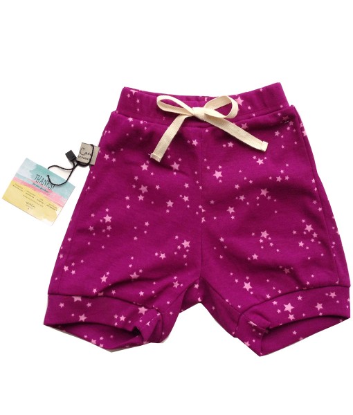 Pattern Short Pant - Purple Star 1