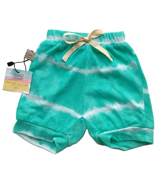 Pattern Short Pant - Turquoise Blast 1