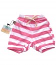 Pattern Short Pant - White Fuschia Stripes