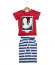 Character Face Red Tee + Pant