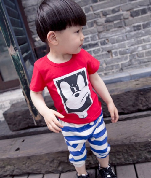 Character Face Red Tee + Pant