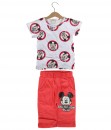 Mickey Circle Tee + Red Pant