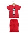 Stylish Boy Red Tee + Pant