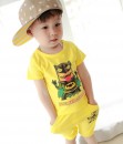 Bat Character Yellow Tee + Pant