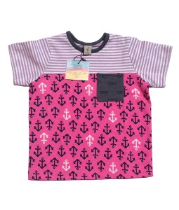 Fusion Tee - Pink Anchor