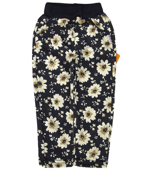Daisy Flower Pant - Black 1