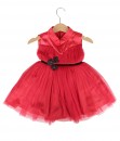 Baby Tulle Mandarin Red Dress
