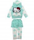 Hello Kitty Applique Hoodie + Pant - Turquoise