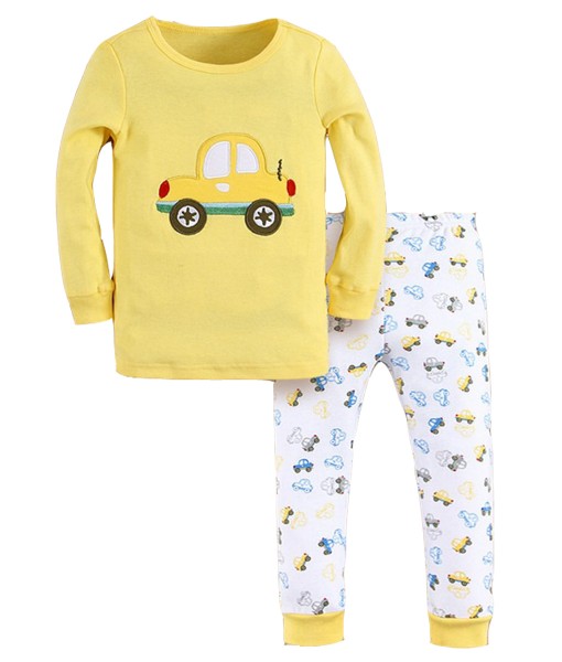 Car Yellow Pajama 1