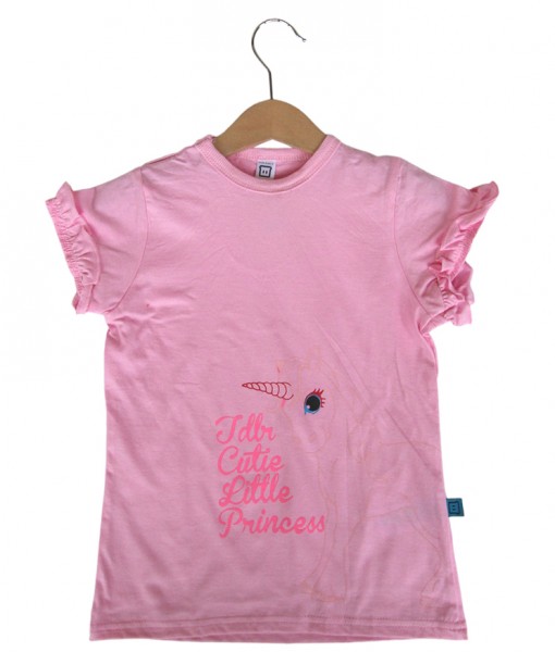 Pink Pony Ruffle Tee 1