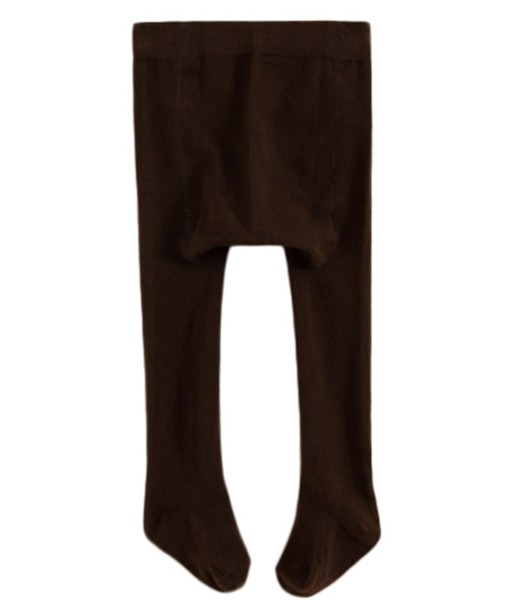 Full Feet Solid Legging - Brown Dark 1