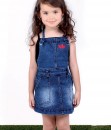 Denim Blue Skirt Overall