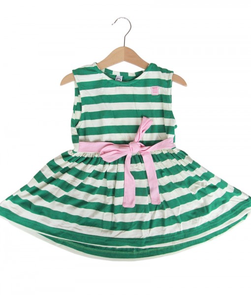 Stripe Green Dress 1