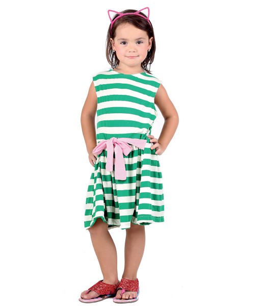 Stripe Green Dress