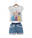 Princess Top + Denim Lace Pant