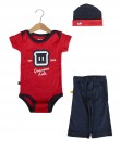 Genuine Red Bodysuit + Pant + Hat