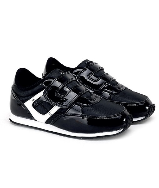 Running Metalic Shoes - Black 1