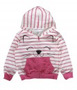 Stripe Kitty Pink Jacket