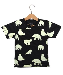 Polar Bear Black Tee